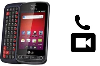 Making video calls with a LG Optimus Slider