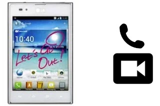 Making video calls with a LG Optimus Vu P895