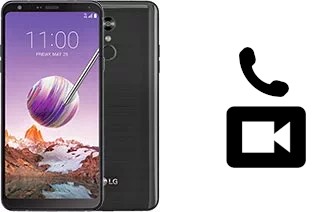 Making video calls with a LG Q Stylo 4