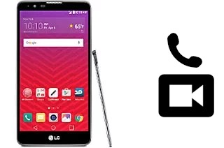 Making video calls with a LG Stylo 2