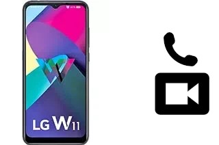 Making video calls with a LG W11