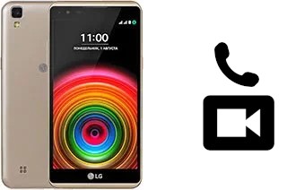 Making video calls with a LG X power