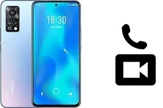 Making video calls with a Meizu 18x