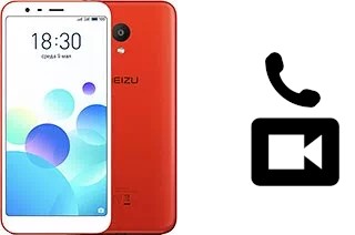 Making video calls with a Meizu M8c