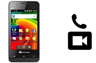 Making video calls with a Micromax A73