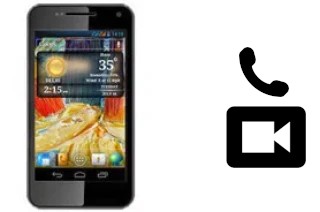 Making video calls with a Micromax A90