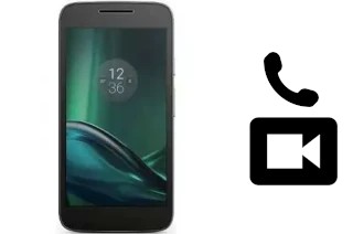 Making video calls with a Moto G4 Play