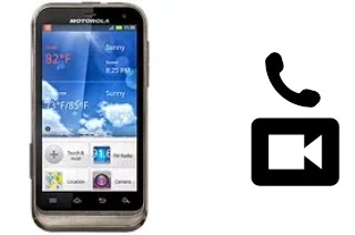 Making video calls with a Motorola DEFY XT XT556