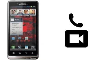 Making video calls with a Motorola DROID BIONIC XT875