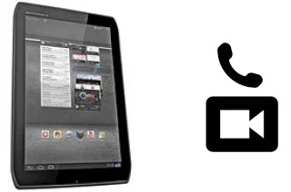 Making video calls with a Motorola DROID XYBOARD 8.2 MZ609