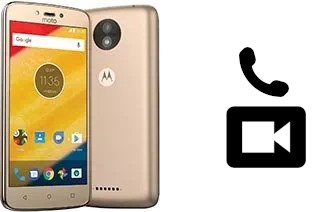 Making video calls with a Motorola Moto C Plus