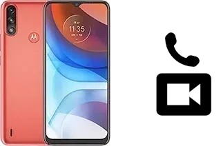 Making video calls with a Motorola Moto E7 Power