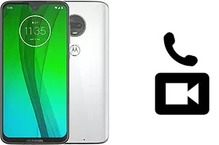 Making video calls with a Motorola Moto G7