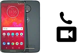 Making video calls with a Motorola Moto Z3