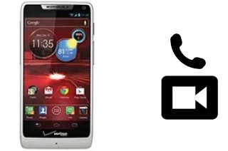 Making video calls with a Motorola DROID RAZR M