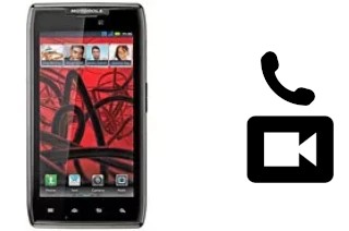 Making video calls with a Motorola RAZR MAXX