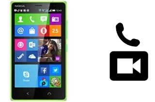 Making video calls with a Nokia X2 Dual SIM