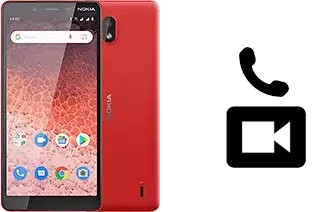 Making video calls with a Nokia 1 Plus