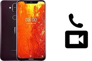 Making video calls with a Nokia 8.1 ( X7)