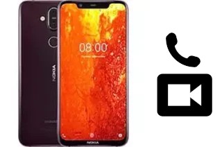 Making video calls with a Nokia 8.1