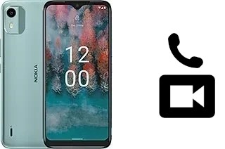 Making video calls with a Nokia C12