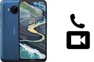 Making video calls with a Nokia C20 Plus