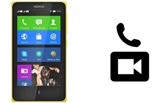 Making video calls with a Nokia X