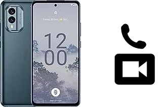 Making video calls with a Nokia X30