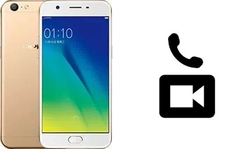 Making video calls with an Oppo A57