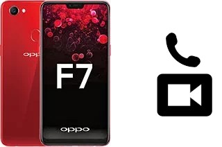 Making video calls with an Oppo F7