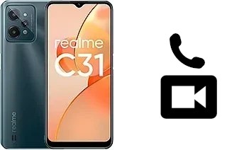 Making video calls with a Realme C31