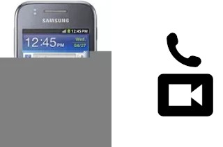 Making video calls with a Samsung Galaxy Y TV S5367