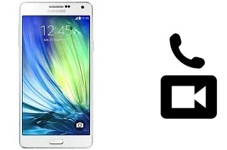 Making video calls with a Samsung Galaxy A7 Duos