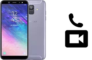 Making video calls with a Samsung Galaxy A6 (2018)