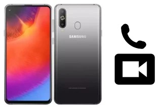 Making video calls with a Samsung Galaxy A9 Pro (2019)