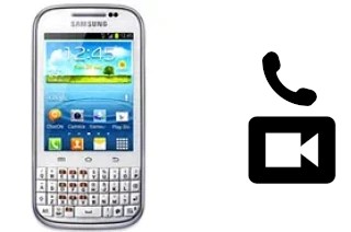 Making video calls with a Samsung Galaxy Chat B5330