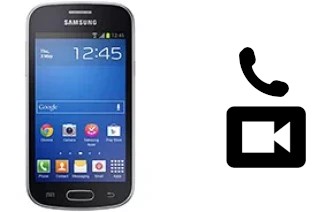 Making video calls with a Samsung Galaxy Fresh S7390