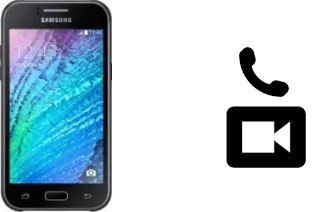 Making video calls with a Samsung Galaxy J1 mini