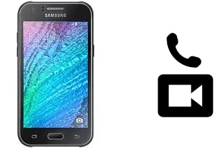 Making video calls with a Samsung Galaxy J1 4G