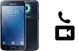 Making video calls with a Samsung Galaxy J2 Pro (2016)