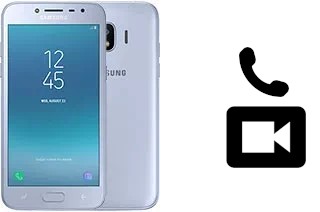 Making video calls with a Samsung Galaxy J2 Pro (2018)