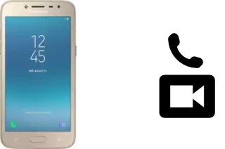 Making video calls with a Samsung Galaxy J2 Pro