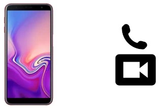 Making video calls with a Samsung Galaxy J6 (2018)