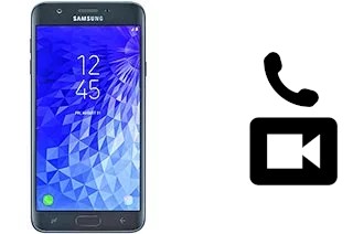 Making video calls with a Samsung Galaxy J7 (2018)