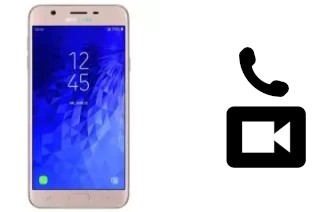 Making video calls with a Samsung Galaxy J7 Refine (2018)