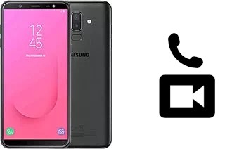 Making video calls with a Samsung Galaxy J8