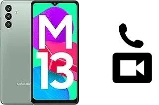 Making video calls with a Samsung Galaxy M13 (India)