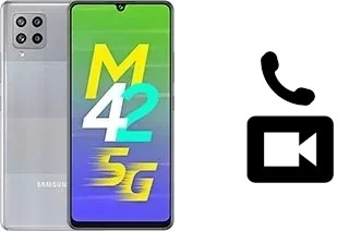 Making video calls with a Samsung Galaxy M42 5G