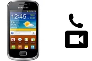 Making video calls with a Samsung Galaxy mini 2 S6500