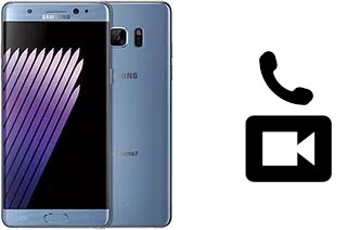 Making video calls with a Samsung Galaxy Note7